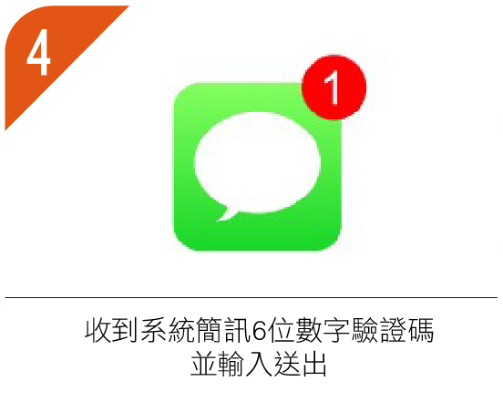 收取驗證碼